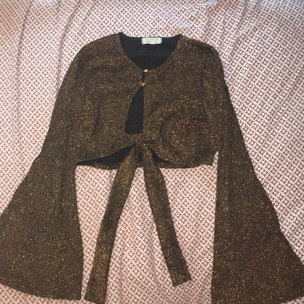🤩GLITTERY CROPPED LONGSLEEVE